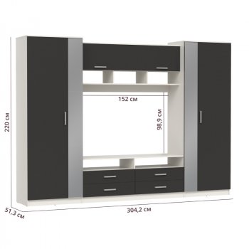 ШМЦ Вена  91.01 с зеркалом в Мирном - mebel154.com