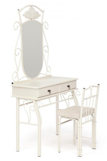 Столик туалетный CANZONA (столик/зеркало + стул) в Мирном - mebel154.com