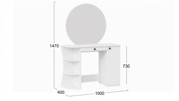 Стол туалетный «Соло» Тип 1 в Мирном - mebel154.com