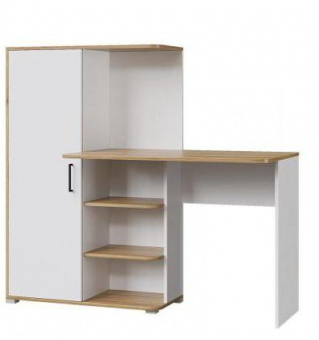 Стол со шкафом STIF белый(правый/левый) в Мирном - mebel154.com
