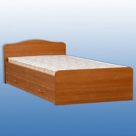 Кровать двуспальная с ящиками в Мирном - mebel154.com