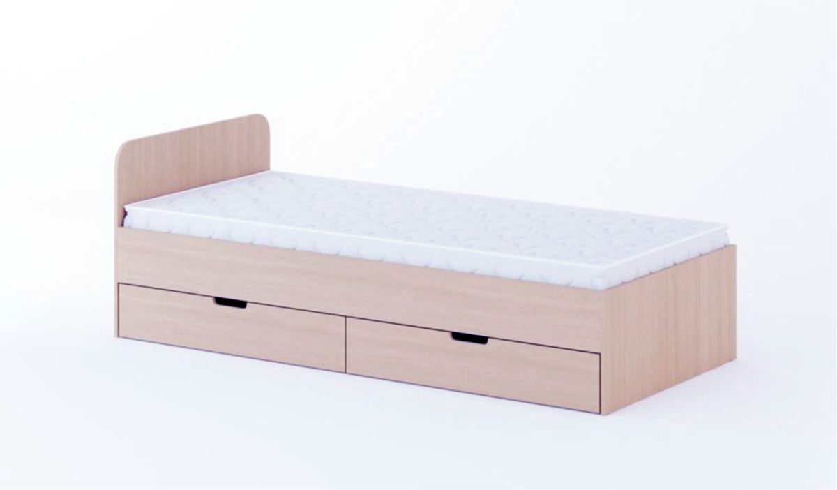 Кровать с ящиками Фиджи в Мирном - mebel154.com