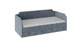 Кровать с мягкой обивкой и ящиками Кантри Тип 1 (900) в Мирном - mebel154.com