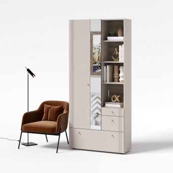 Вешалка с зеркалом Одетта (ВШ1) в Мирном - mebel154.com