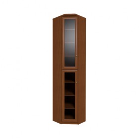 Шкаф для книг угловой фасад Стекло 10 Марракеш в Мирном - mebel154.com