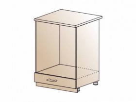 Шкаф нижний для духовки Сити ШНД 600 в Мирном - mebel154.com