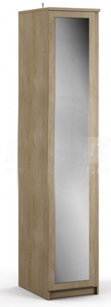 Шкаф однодверный с зеркалом Веста СБ-2260  в Мирном - mebel154.com