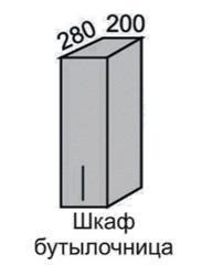 Шкаф верхний 720 ВШ 20 с дверцей Алеся Эконом в Мирном - mebel154.com