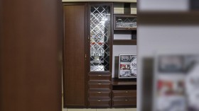 Шкаф-витрина с ящиками Моника 24.01 в Мирном - mebel154.com